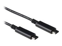 ACT SB0011 USB-kabel 1 m 3.2 Gen 2 (3.1 Gen 2) USB C Zwart - thumbnail