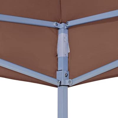 VidaXL Partytentdak 270 g/m² 4x3 m bruin