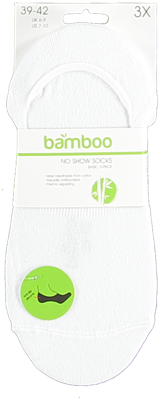 3-paar No Show lage sneaker sokken - Footies kousenvoetjes