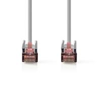 CAT6-kabel | RJ45 Male | RJ45 Male | S/FTP | 15.0 m | Rond | LSZH | Grijs - thumbnail