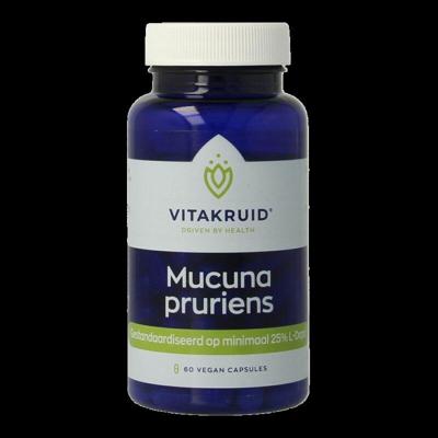 Mucuna pruriens 400mg minimaal 25% L-Dopa 60 Vegetarische capsules