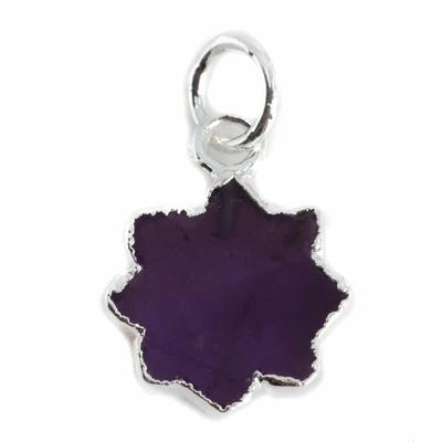 Edelsteen Hanger Amethist Zon - 12 mm