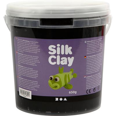 Silk Clay ®, zwart, 650 gr/ 1 emmer Silk Clay ®, zwart, 650 gr/ 1 emmer