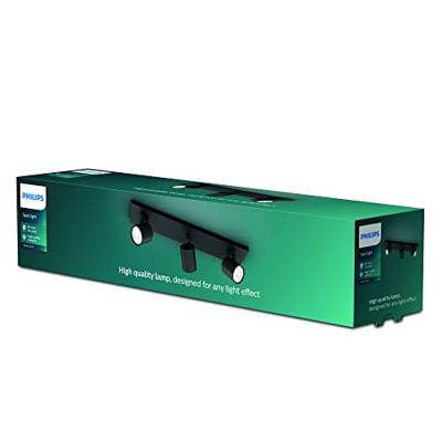 Philips Zwarte plafondspotRunner 3-lichts - 929003204901