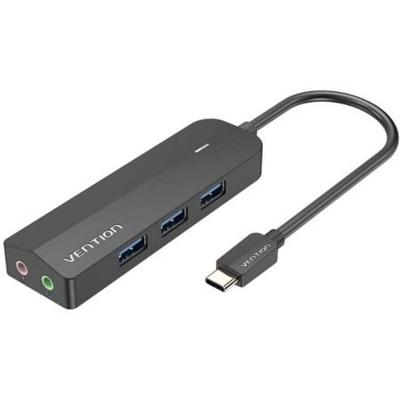 USB-HUB Vention TGQBB Zwart