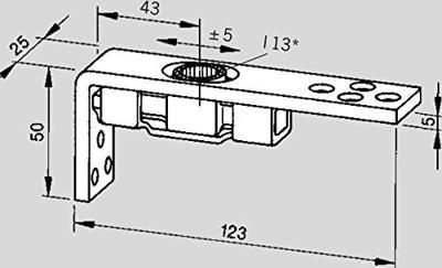 Bovenspeun 7461 A (hoek)