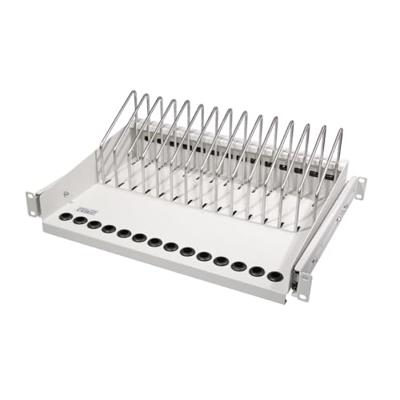 LogiLink SF100G 19 inch Apparaatbodem voor patchkast 4.5 HE Uittrekbaar Lichtgrijs