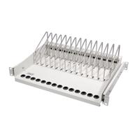 LogiLink SF100G 19 inch Apparaatbodem voor patchkast 4.5 HE Uittrekbaar Lichtgrijs - thumbnail