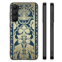 Samsung Galaxy S23 Plus Bloemen Hoesje Beige Flowers - thumbnail