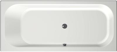 Xenz Aruba Ligbad - 180x80x48 - afvoer Midden - acryl - antraciet 6891-05