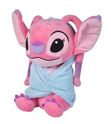 Disney Lilo & Stitch pluchen knuffel Blankee Angel met doudou - 25 cm