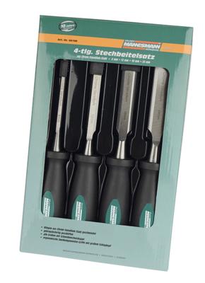 Brüder Mannesmann Houtsteekbeitelset 4 dlg (Hobby) - 66100