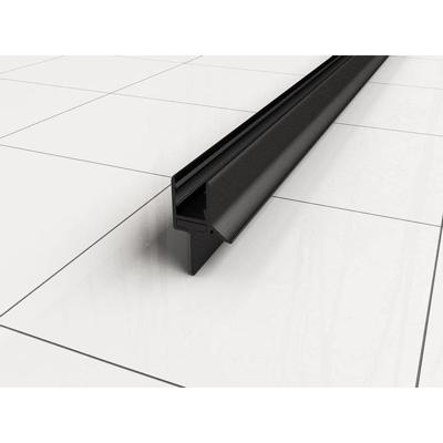 Waterkering Wiesbaden Type 1 Horizontaal 10 mm Mat Zwart