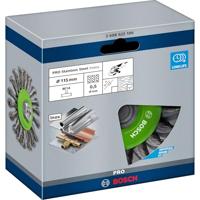 Bosch Accessories Schijfborstel, roestvrij 115 mm, 0,5 mm, 12.500 omw/min, 14 Bosch Power Tools 2608622106 1 stuk(s) - thumbnail