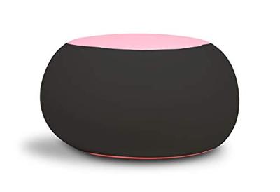 Terapy Ollie zitzak - Zwart + Roze | 65cm x 65cm x 65cm