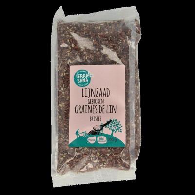 TerraSana Lijnzaad gebroken bio 200 Gram