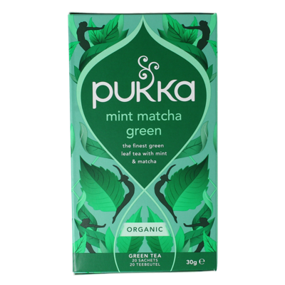 Mint matcha green tea bio 20 Zakjes