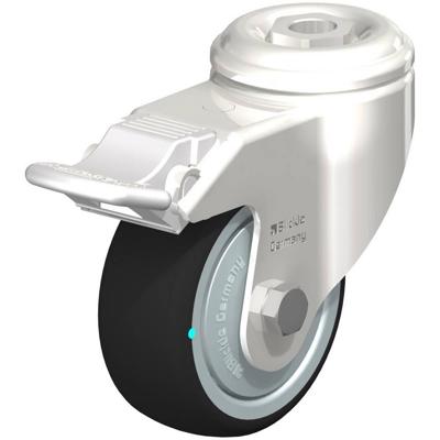 Blickle LKRXA-PATH 80KFD-FI Zwenkwiel met rem Wieldiameter: 80 mm Draagvermogen (max.): 120 kg 1 stuk(s)