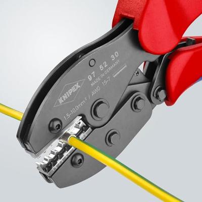 Knipex PRECIFORCE 97 52 30 Krimptang Ongeïsoleerde persverbinders 1.5 tot 10 mm²
