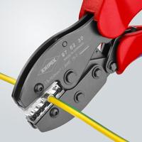 Knipex Krimptang | lengte 220 mm | 1,5-10 (AWG 15-11) mm² 477 g | 1 stuk - 97 52 30 - 97 52 30 - thumbnail