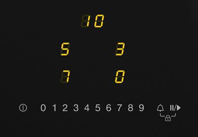 Miele KM 7210 FR kookplaat Zwart Aanrecht Zone van inductiekookplaat 4 zone(s)