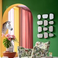 Kare Wandspiegel Nastro Black 80x114cm - thumbnail