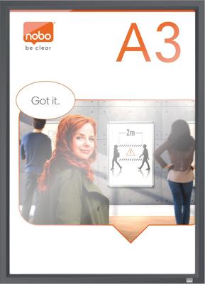 Kliklijst nobo impression pro a3 zwart