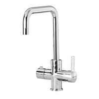 Kokendwaterkraan Selsiuz Haaks Chroom Inclusief Combi Extra Boiler - thumbnail