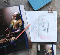 Schetsboek Talens Art Creation 80 witte vellen 140gr 130x210mm Het melkmeisje - thumbnail