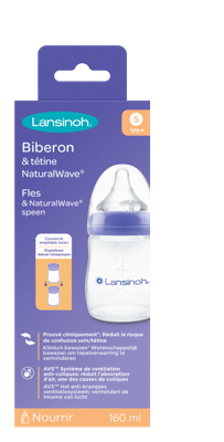 Lansinoh Natural Waves Drinkfles 160ml Lansinoh Natural Waves Drinkfles 160ml