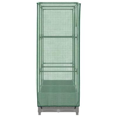 VidaXL Plantenbak verhoogd met kashoes 80x40x123 cm rattanlook VidaXL Plantenbak verhoogd met kashoes 80x40x123 cm rattanlook