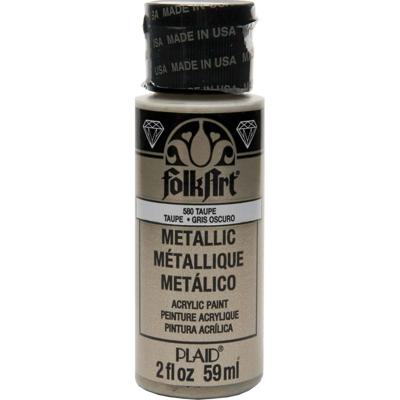 FolkArt • metallic acrylic paint taupe 59ml