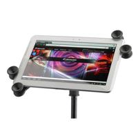 Hilec MEDIA2 tablet-houder voor microfoonstatief zwart - thumbnail