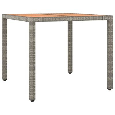 3-delige Tuinset met kussens poly rattan grijs 3-delige Tuinset met kussens poly rattan grijs