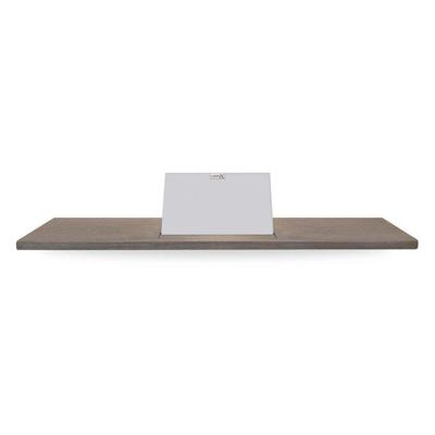 Looox Wood collection bath shelf 88cm met houder mat wit eiken mat wit wbshelf88mw Looox Wood collection bath shelf 88cm met houder mat wit eiken mat wit wbshelf88mw