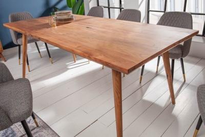 Massieve eettafel MYSTIC LIVING 160cm natuurlijk acacia massief hout - 38418