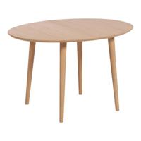 Kave Home Oqui eettafel uitschuifbaar 120/200x90 cm eiken fineer - thumbnail