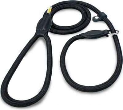 IDC Retriever Leash with Training Collar, 12 mm x 2 m, Fluorescent Black