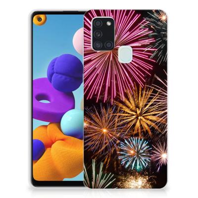 Samsung Galaxy A21s | Sillicone Back Cover | Vuurwerk Samsung Galaxy A21s | Sillicone Back Cover | Vuurwerk