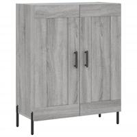 Dressoir 69,5x34x90 cm bewerkt hout grijs sonoma eikenkleurig - thumbnail