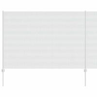 VidaXL Hek met paal zilver 1,5 x 25 m staal - thumbnail