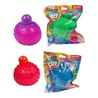 Toi-Toys Fun knijpbal neon mesh, 6 cm - thumbnail