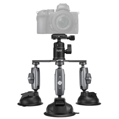 Telesin 3-Arm Suction Mount voor GoPro+camera (met 3 zuignappen)