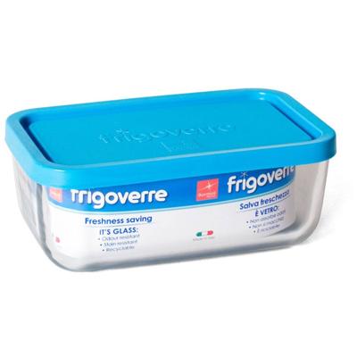 Bormioli Rocco Vershoudbakje Frigoverre - Glas - Blauw 21 x 13 x 8 cm / 1.4 liter