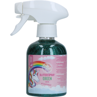 Lucky Horse Unicorn Glitterspray Groen