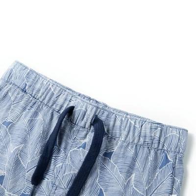 Kindershorts met trekkoord 116 donkerblauw - thumbnail