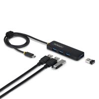 Hub USB Startech H5C4A-USB-HUB-2 Zwart - thumbnail