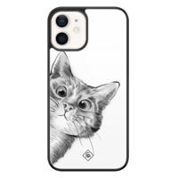 iPhone 12 glazen hardcase - Peekaboo - thumbnail