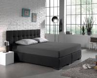 Dreamhouse Dubbel Jersey 220 gr. Hoeslaken Antraciet 190/200 x 220/230 cm - thumbnail
