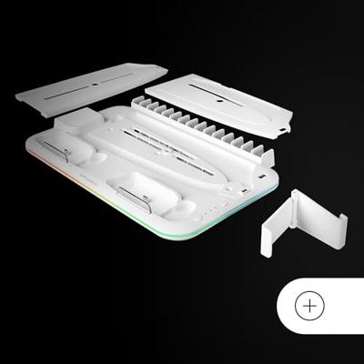 Steun voor oortelefoontjes Mars Gaming MPS5B2 Wit Steun voor oortelefoontjes Mars Gaming MPS5B2 Wit